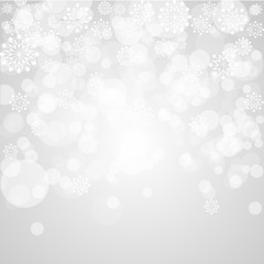 Romantic winter background