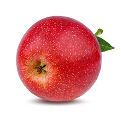 Fresh apple isolated on white background with clipping path