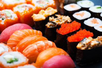 Japanese food sushi