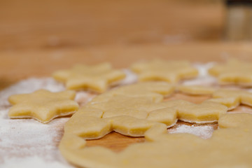 making christmas cookies, homemade