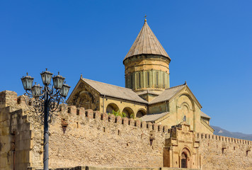 Svetitskhoveli Cathedral in Mtskheta village, Georgia