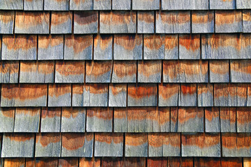 Holz  - Schindeln - urig - Chalet - bräunlich - Allgäu - Oktoberfest