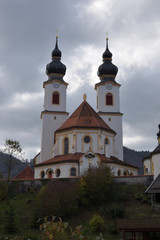 Kirche in Aschau, Chiemgau, Bayern,Deutschland.