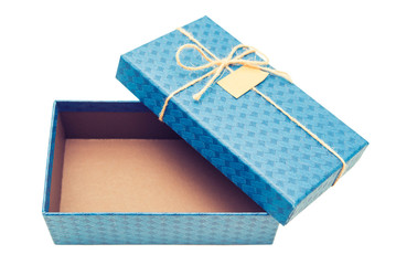 Blue gift box