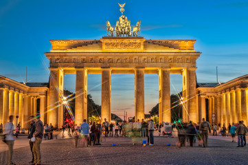 Obraz premium ベルリン・ブランデンブルク門