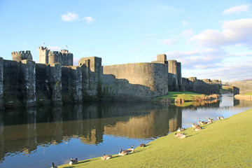 Caerphilly Castle, Wales