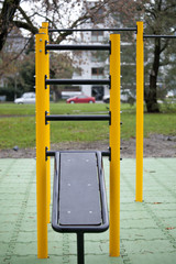 Outdoor gym for street workout