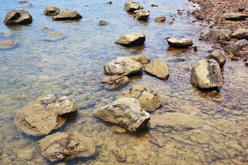 Coastline of the tropical island Koh Chang