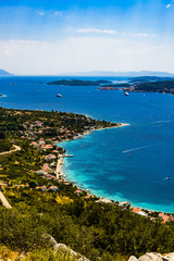Fototapeta premium Halbinsel Peljesac in Kroatien
