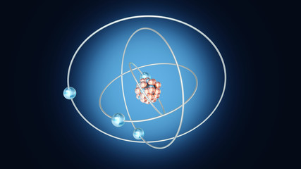 A spinning Atom