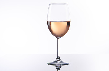 Glass of Rose Wine