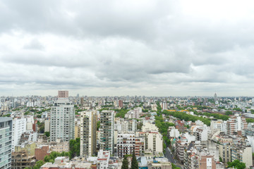 The skyline of Buenos Aires      