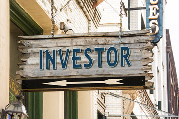 Fototapeta premium Schild 279 - Investor
