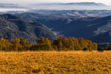Mountains autumn landscape