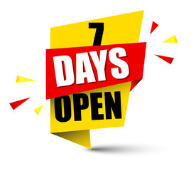 banner seven days open