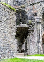 Fototapeta premium Ruins of the Cistercian Abbey of Villers, Villers-la-Ville, Walloon Brabant, Wallonia, Belgium