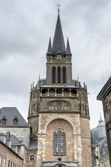 Fototapeta na wymiar Aachen Chatedral in Aachen, North Rhine Westphalia, Germany