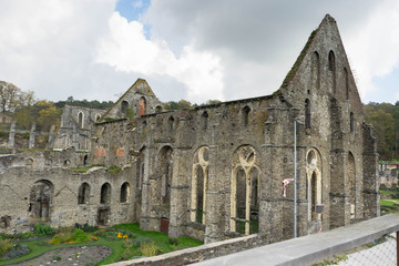 Fototapeta premium Ruins of the Cistercian Abbey of Villers, Villers-la-Ville, Walloon Brabant, Wallonia, Belgium