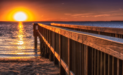 Obraz premium River Sunset