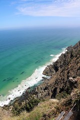 Fototapeta na wymiar Coastal landscape of Cape Byron Bay in New South Wales, Australia