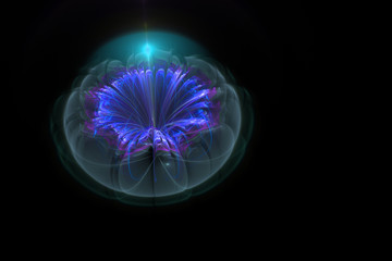 Fractal art background for creative design. Abstract fractal