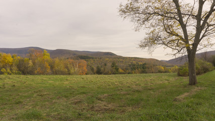 An autumn view of Mount Greylock, the highest peak in Massachusetts.