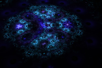 Fractal art background for creative design. Abstract fractal