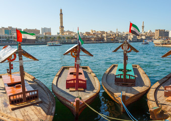 Ship in Port Said in Dubai, UAE.