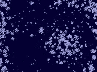  Abstract winter background with snowflakes