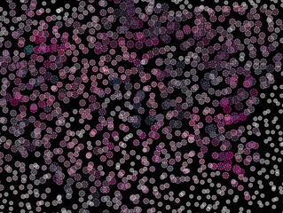 Abstract winter background with snowflakes