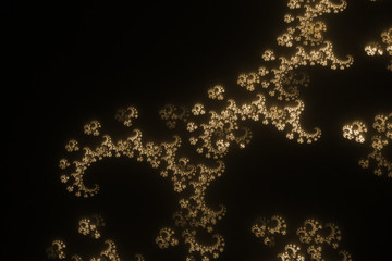 Fractal art background for creative design. Abstract fractal. Decoration for wallpaper desktop, poster, cover booklet, card. Psychedelic. Print for clothes, t-shirt. Magic graphics..