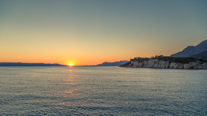 Sunset over the Adriatic