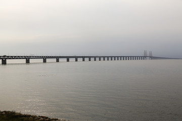 Fototapeta na wymiar The Oresund Bridge