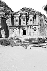 the antique site of petra in jordan the monastery
