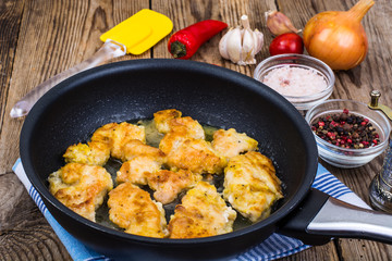 Casserole with apples and cinnamon