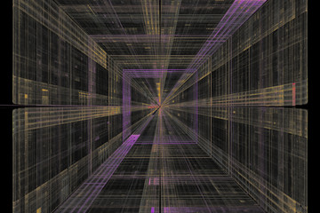 Fractal art background for creative design. Abstract fractal. Decoration for wallpaper desktop, poster, cover booklet, card. Psychedelic. Print for clothes, t-shirt. Magic graphics..