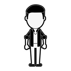 Young man avatar icon vector illustration graphic design