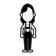 Young woman avatar icon vector illustration graphic design