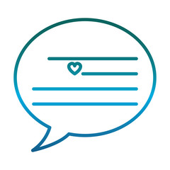 speech bubble Icon over white background vector illustration