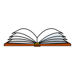 text book isolated icon