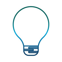 light bulb Icon over white background vector illustration