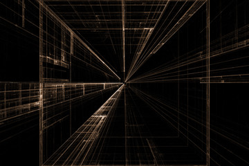 Fractal art background for creative design. Abstract fractal. Decoration for wallpaper desktop, poster, cover booklet, card. Psychedelic. Print for clothes, t-shirt. Magic graphics..