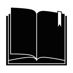 text book isolated icon