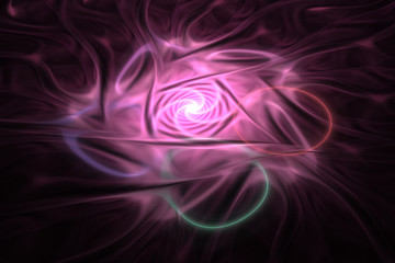 Fractal art background for creative design. Abstract fractal. Decoration for wallpaper desktop, poster, cover booklet, card. Psychedelic. Print for clothes, t-shirt. Magic graphics.