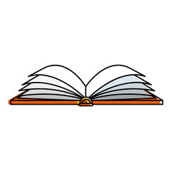 text book isolated icon