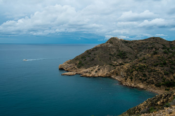 Fototapeta premium Road over Altea bay