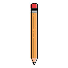 pencil school isolated icon