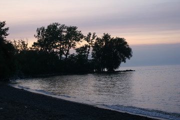 Fototapeta na wymiar Lake Ontario lakeshore