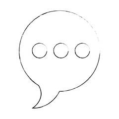 speech bubble isolated icon