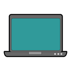 laptop computer isolated icon vector illustration design